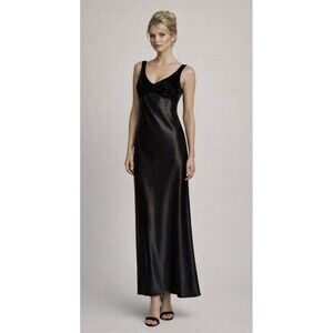 Vintage Zum Zum Gown Womens Velvet Romantic Old Hollywood Glam Dress Satin